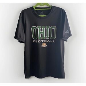 Adidas‎ Ohio University Football Bobcats Men’s Medium Short Sleeves Shirt Top